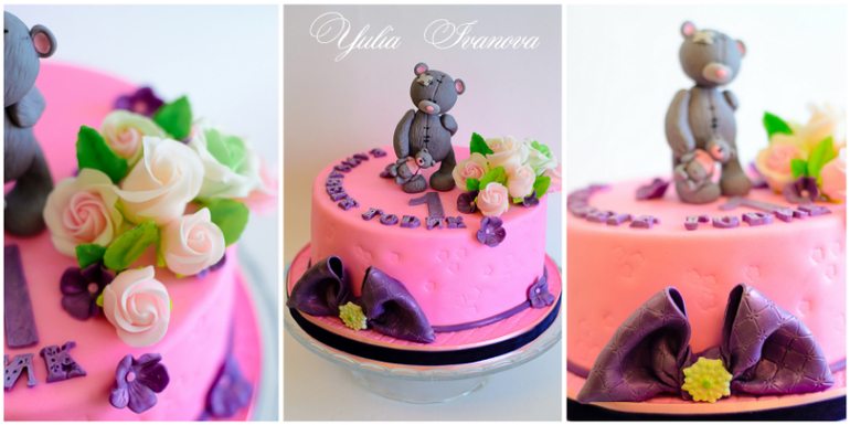 Торт с мишкой!