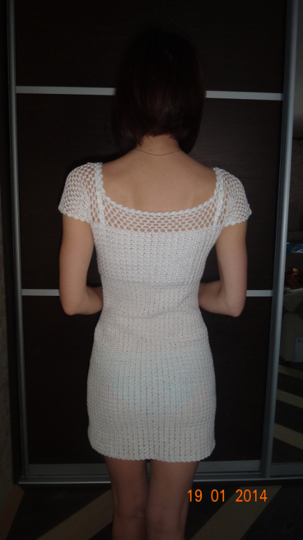 Платье на 42-44р  (Могу связать на заказ)