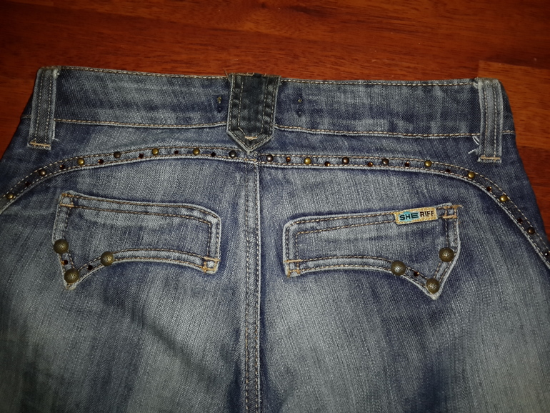 Отличные джинсовые капри