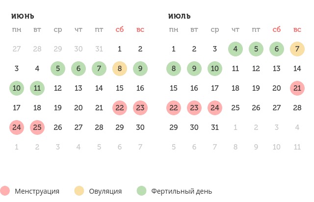 Калькулятор овуляции