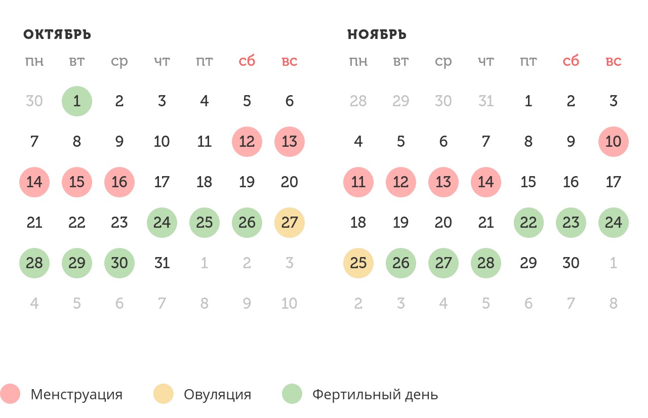 Калькулятор овуляции