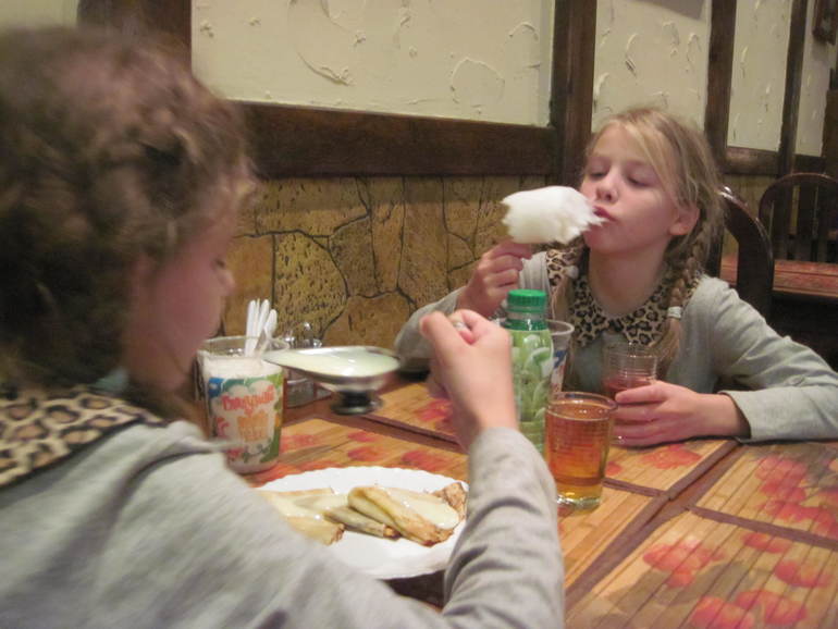 Сегодня. Что мы кушали, и где мы были. Подробно.