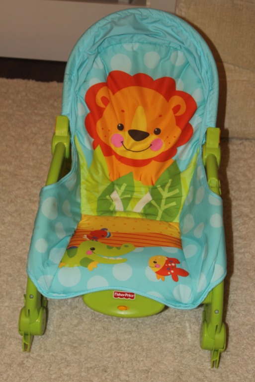 Кресло-качалка Веселый львенок от 0 до 36 мес Fisher Price -б/у в отличном состоянии