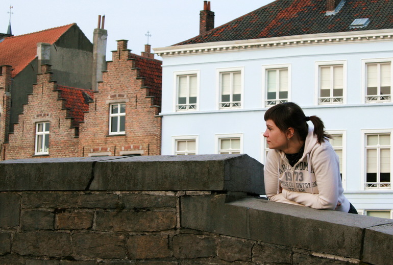 Брюгге, акварель