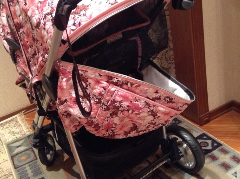 Моя зимняя коляска Esspero X-Drive pink.