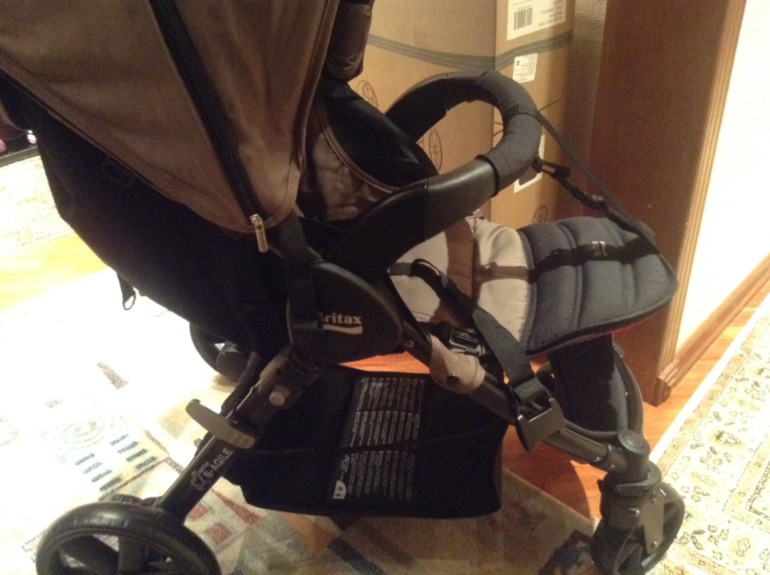 Мое чудо в перьях или покупка Britax b-agile + доработка подножки.