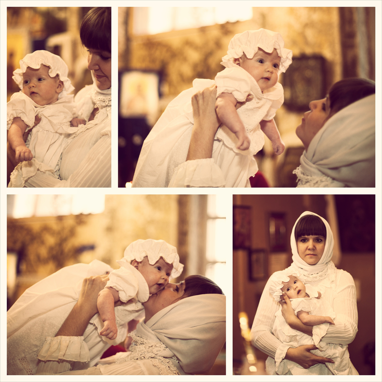 Кирочка и ангел-хранитель. Наши крестины.