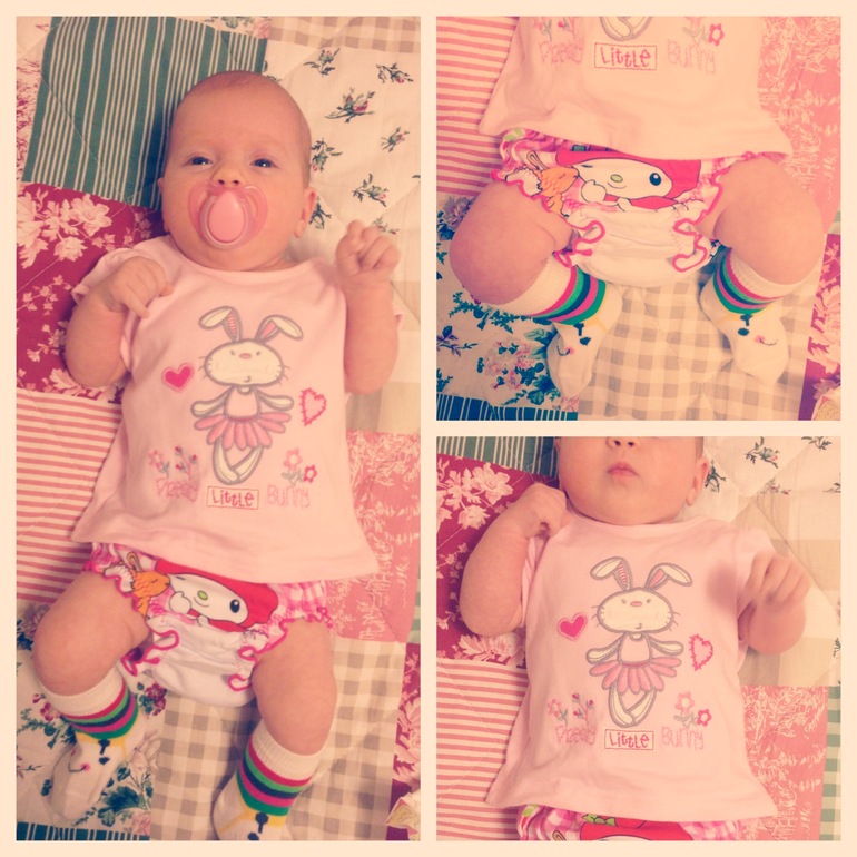 Как мы подросли! Фоторепортаж 2-го месяца жизни!