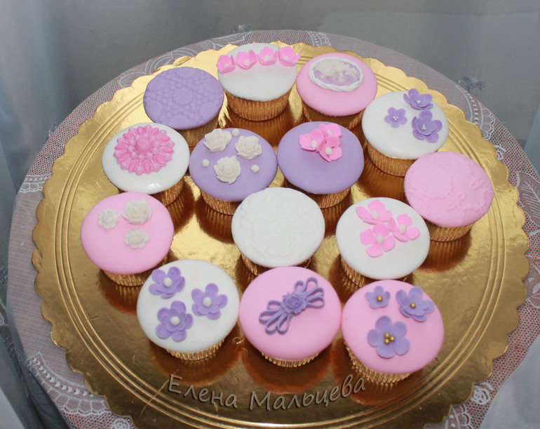 Каппики (розово-бело-сиреневые )