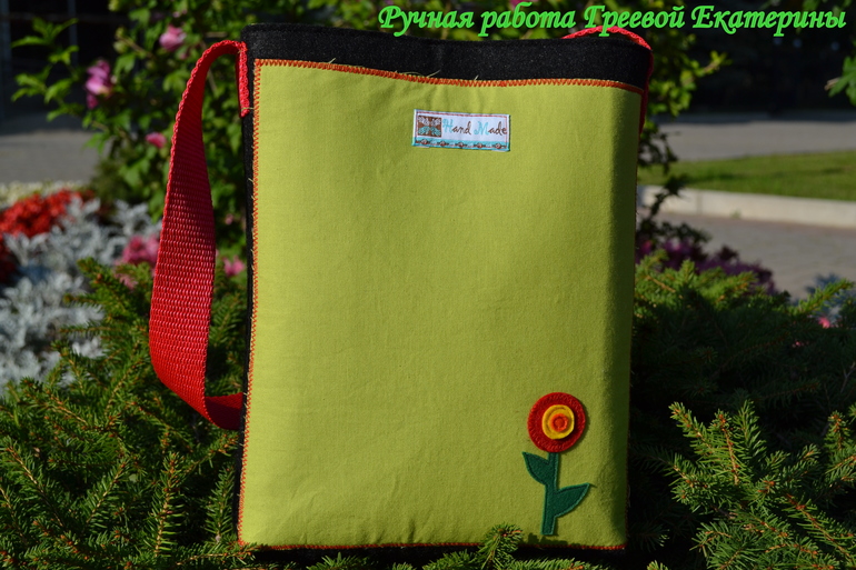 Детская сумочка из ФЕТРА и ТКАНИ под названием