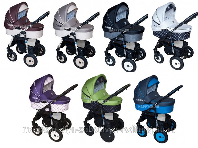 Голубая коляска для девочки