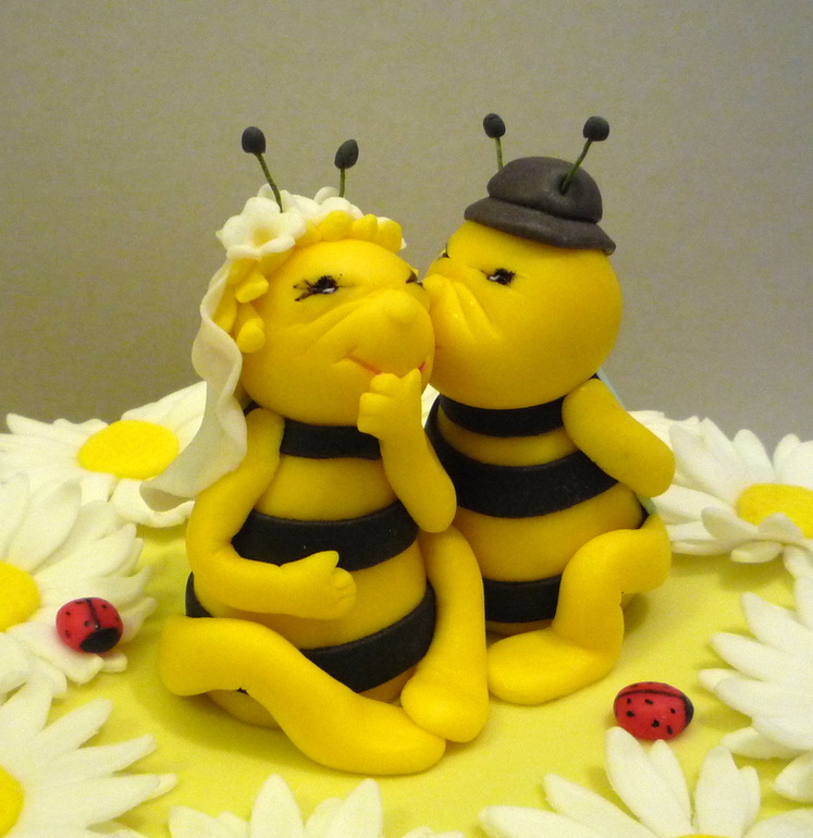 На Серебрянную свадьбу-веселенький тортик!