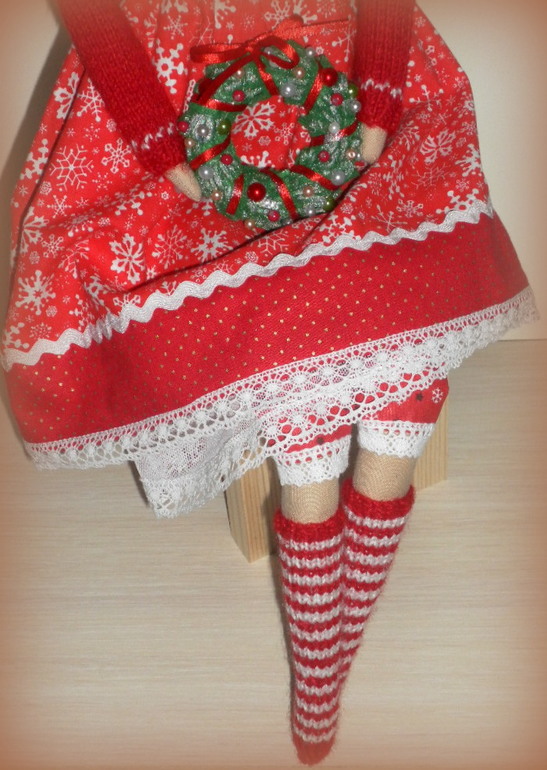 Новогодняя Тильда)))