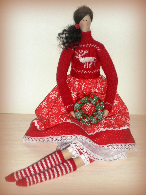 Новогодняя Тильда)))