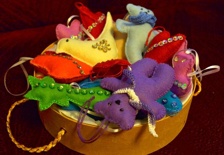 Фетрушки к новому году