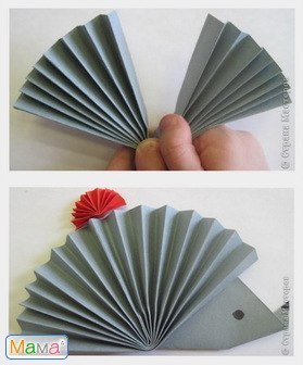Оригами Ежик с грибами из бумаги | Как сделать ёжика из бумаги | Origami Paper Hedgehog