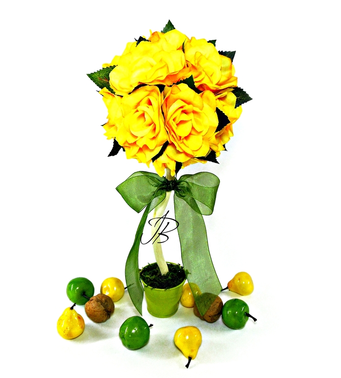 У всех елочки, а у меня цветочки))...