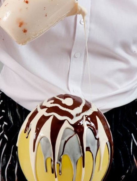 Шоколадная вазочка для фруктов