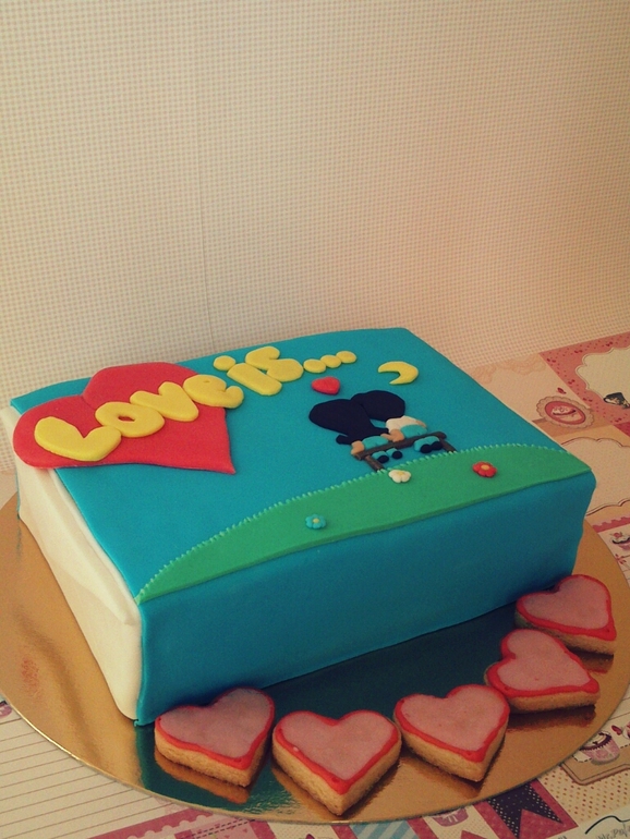 Мой седьмой мастичный и ПЕРВЫЙ заказной.