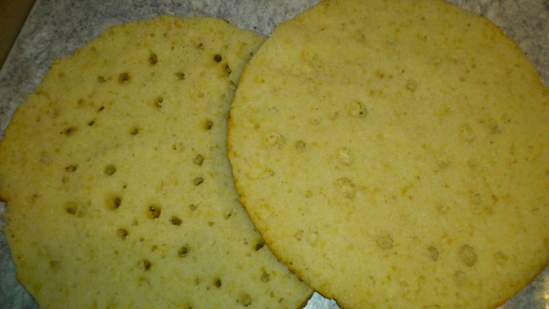 Бисквит без яиц.