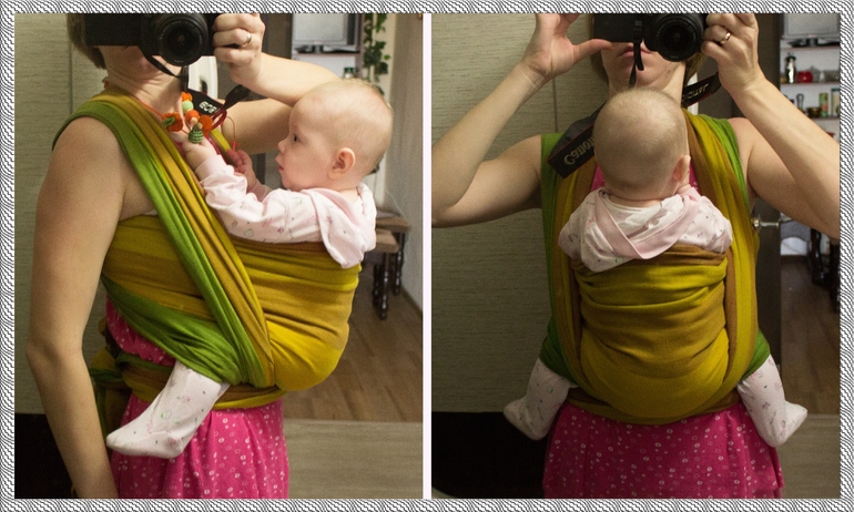 Девочки, помогите освоить слинг!