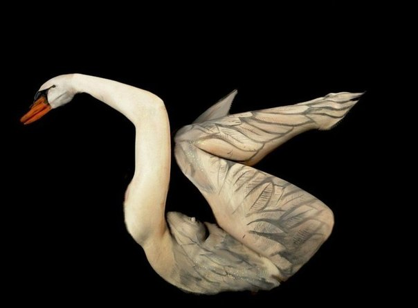 Оригинальная роспись по телу