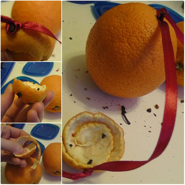 Цитрусовые и гвоздика: создааём новогоднее настроение!