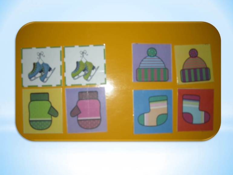 Занятие Шичида (почти 1,8) тема «Зима. Одежда зимняя»