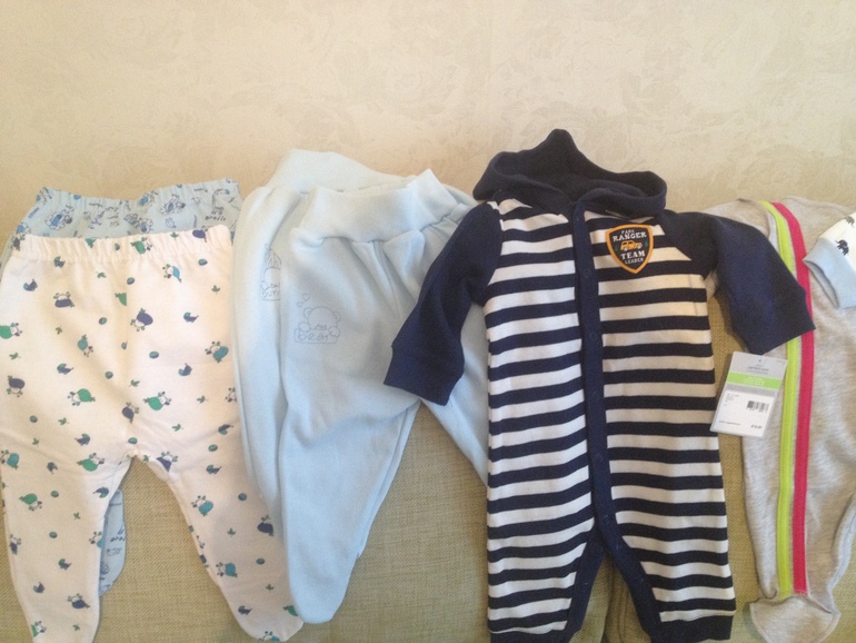 Ну вот я и получила вещички для сынули Carters, Next