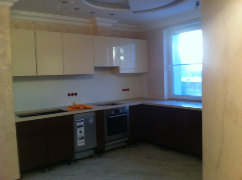 Моя ванная и кухня. Полуфабрикат, но нетерпится похвастаться :)