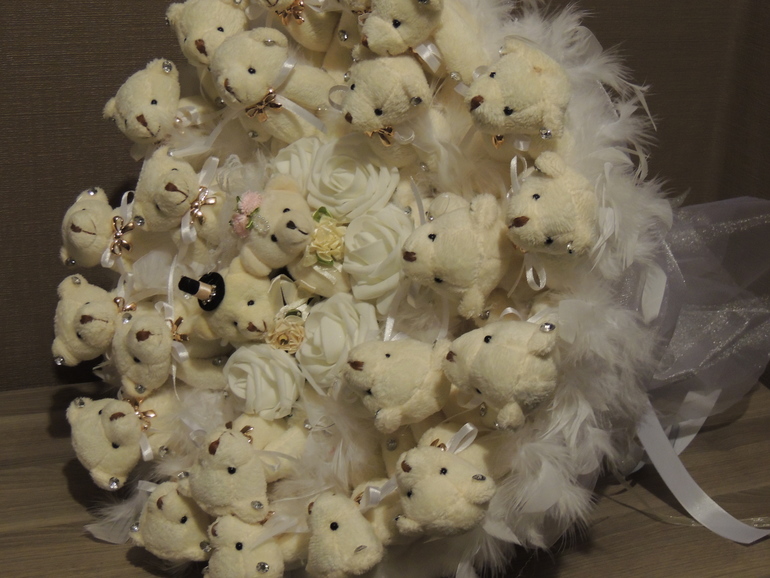 Букет из игрушек "Большая свадьба"