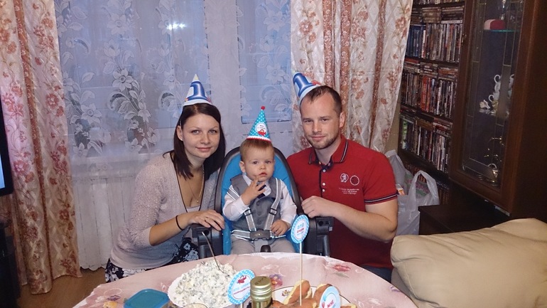 Первый День Рождения Илюши