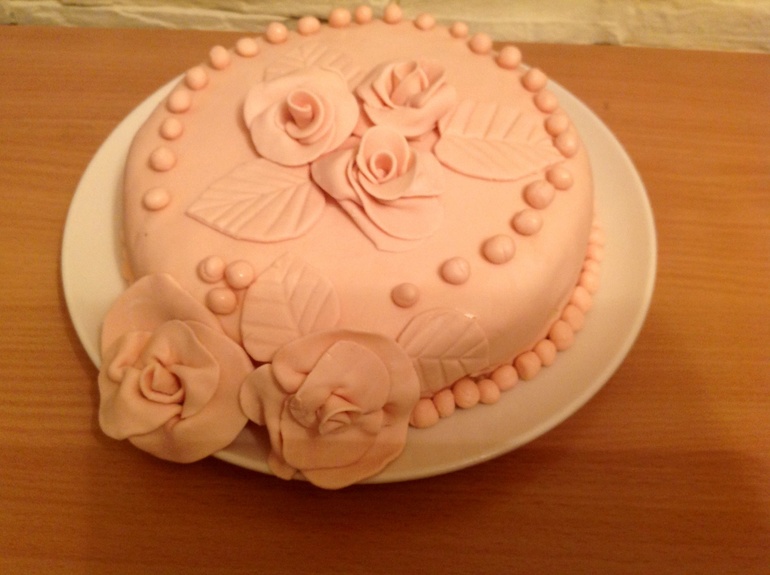 Мой первый летний тортик. Я только учусь.:)