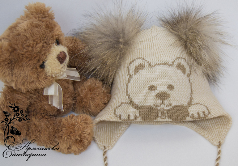 Зимняя шапочка для мальчика