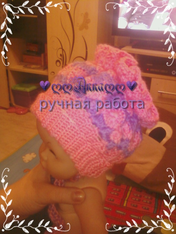 Вязала племяннице на выписку!