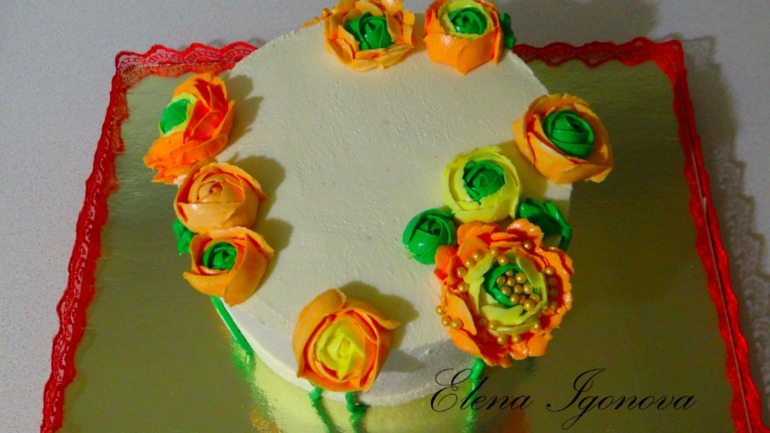 Кремовый. Оранжевое настроение)