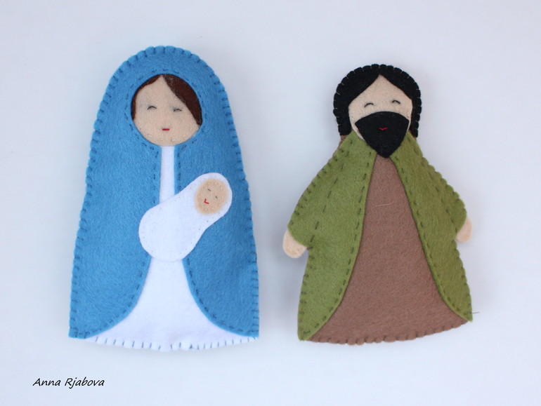 Фигурки для рождественского вертепа!