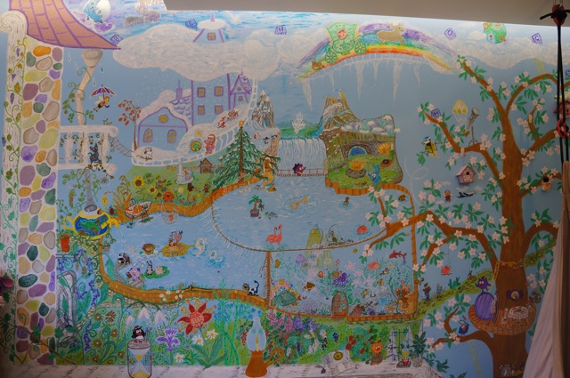 Стена в детской комнате