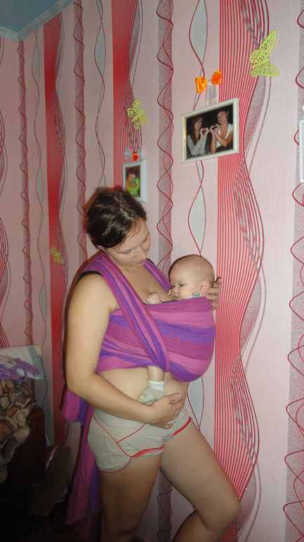 домашнее слингохождение)))