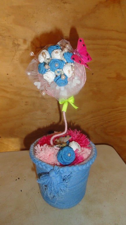 нежный топиарий )))моя первая попытка