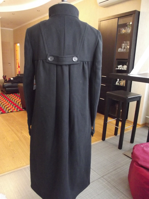 Новое пальто Donna Karan S, шерсть, оригинал