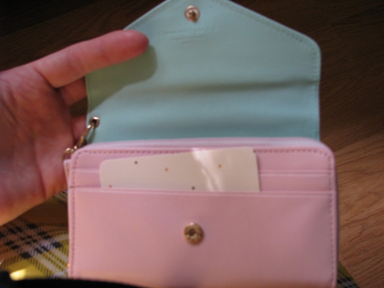 Кошелек Crown Walle-мятного цвета 250р новый