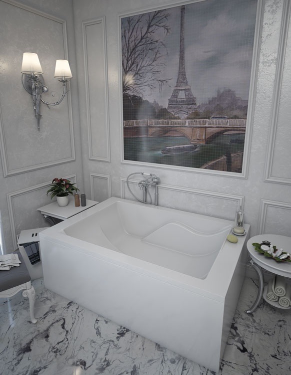 Акриловая ванна VAYER (Швейцария) 180х120.