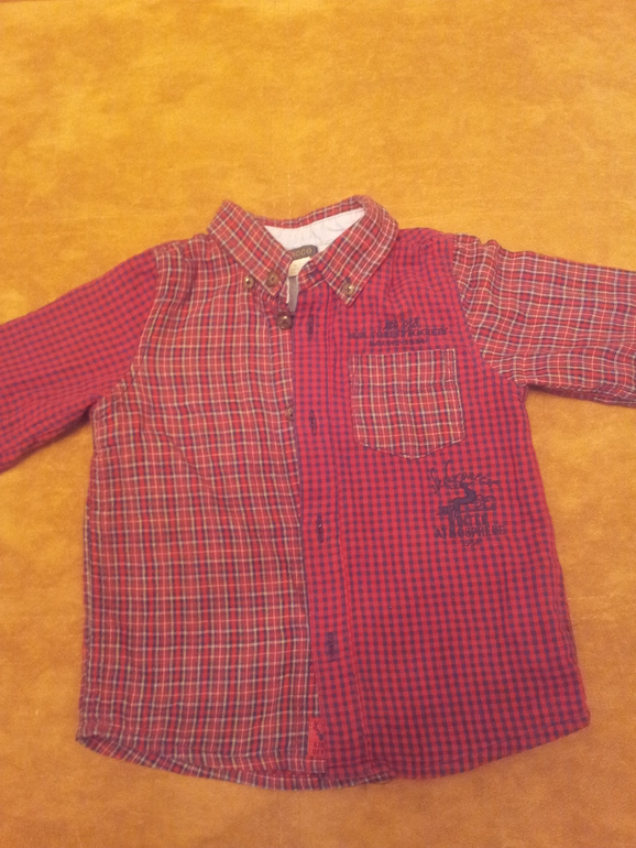 Рубашка Chicco р.86см   цена 500р.