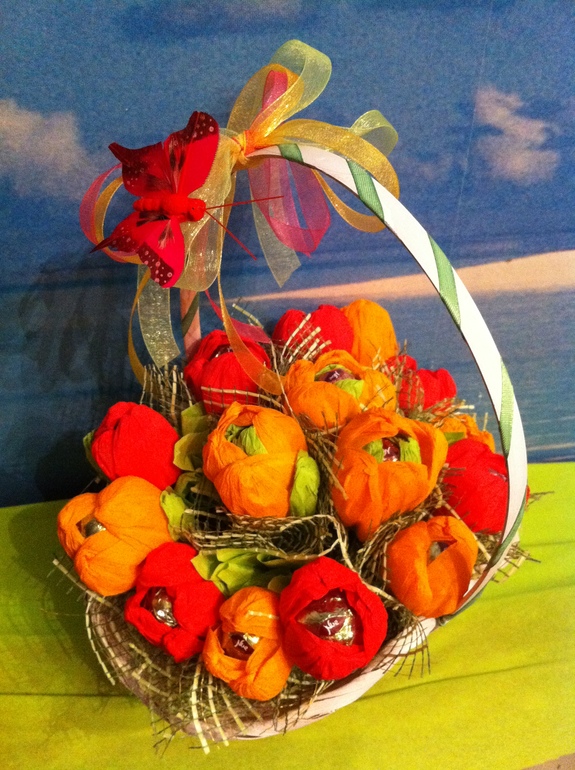 Букеты из конфет в Москве