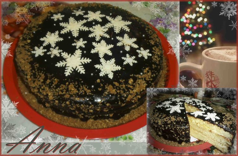 Зимний бисквитик))