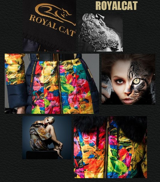 Яркий пуховик марки Royal Cat оригинал!