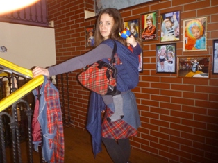 Конкурс слингостиль - и я в уходящий поезд (надеюсь, часовые пояса учтены ;) )