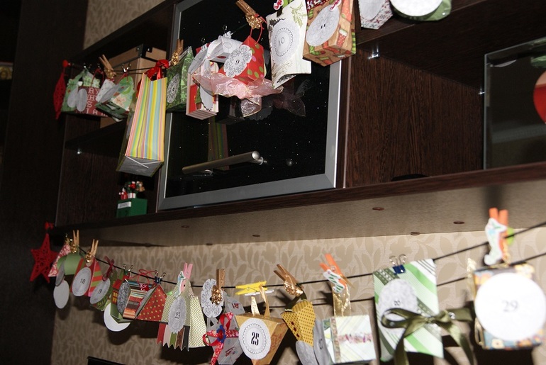 Наш первый Адвент -Календарь. Новогодние праздники начались!