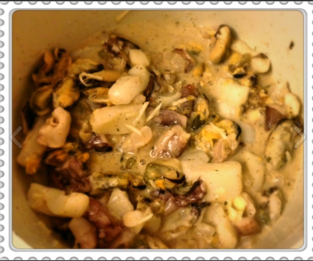 Маринуем морской коктейль..